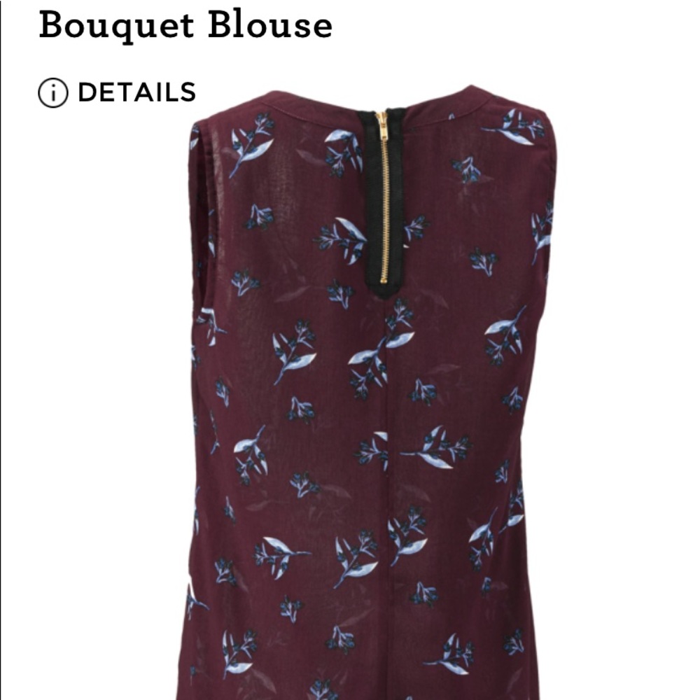 CAbi Bouquet blouse. Size XL